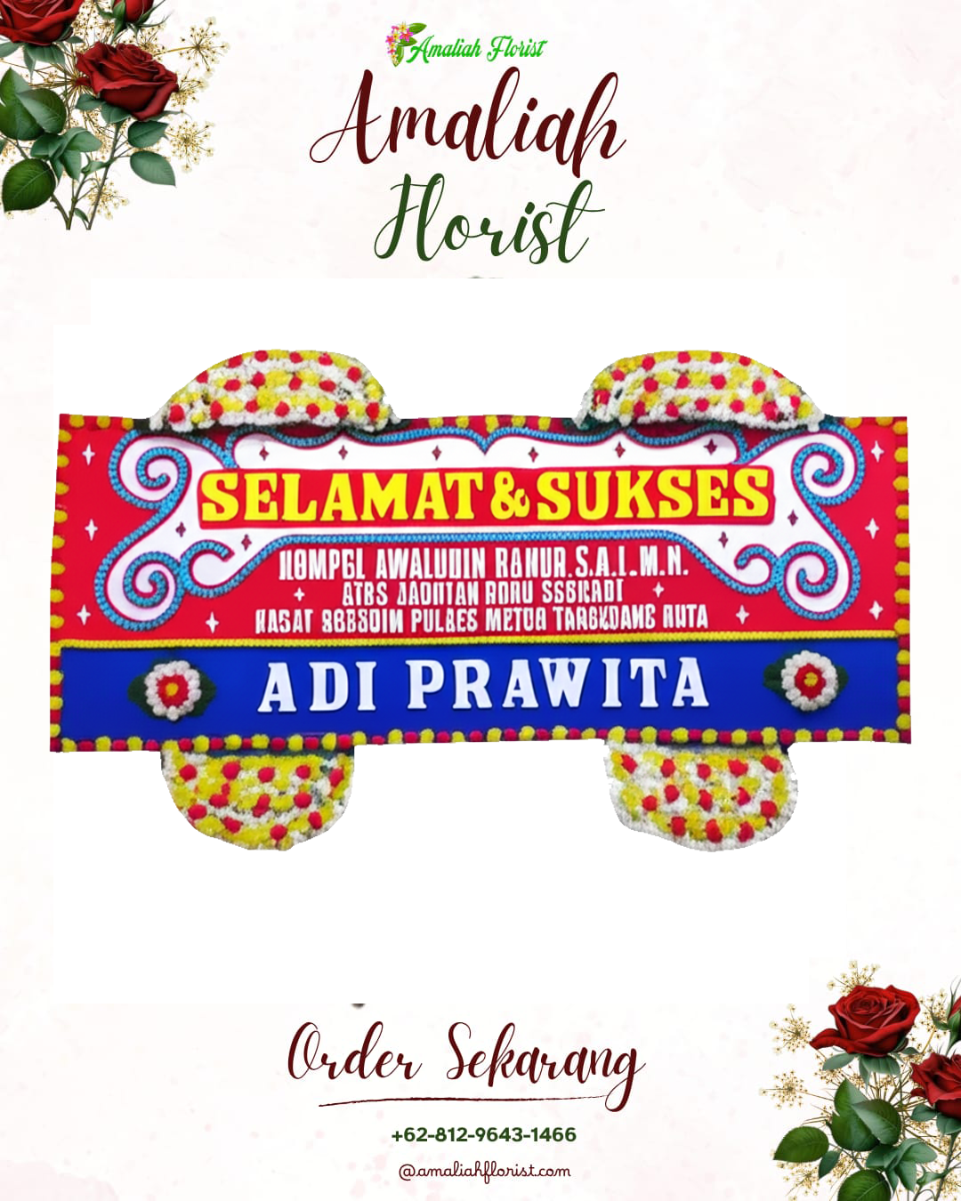 Papan Bunga Ucapan Selamat Ciruas